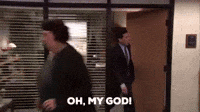 Michael Scott (The Office) débarque en criant « OH MY GOD ! »